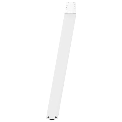 Dining Table Legs U-Shaped 2 pcs White 100x(72-73) cm Steel