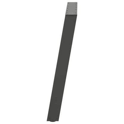Dining Table Legs U-Shaped 2 pcs Anthracite 100x(72-73) cm Steel