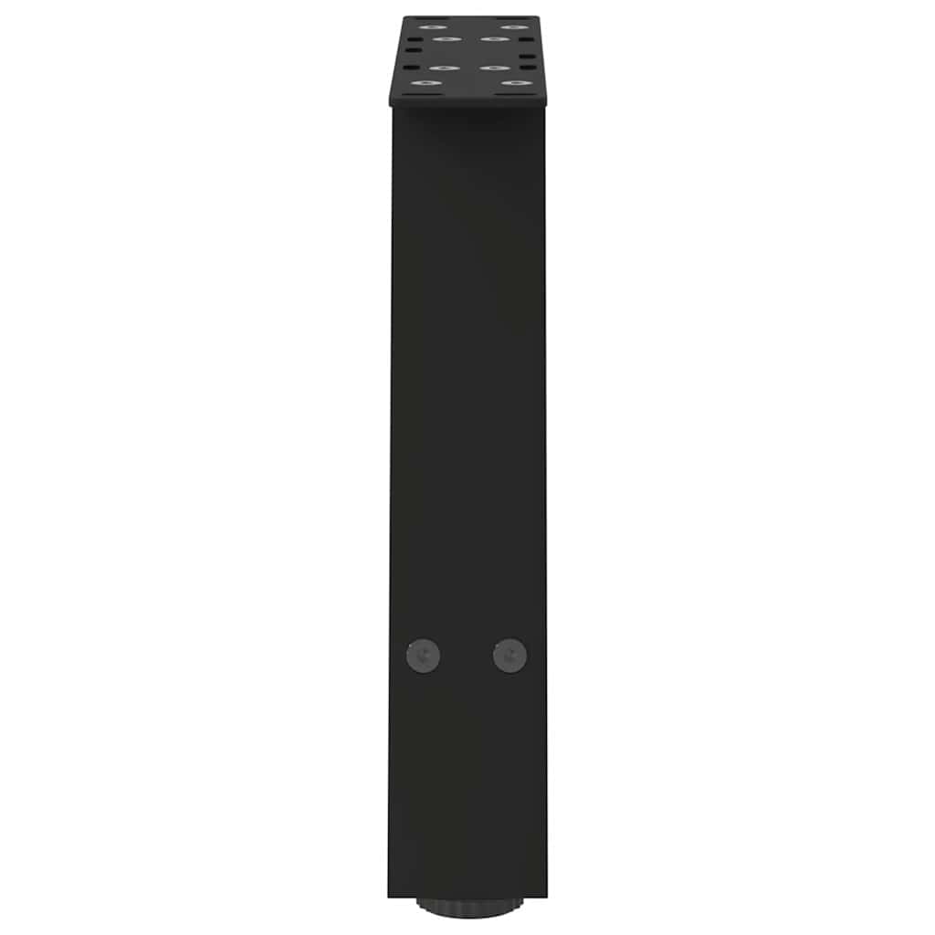 Coffee Table Legs A-Shaped 2 pcs Black 30x(30-31) cm Steel