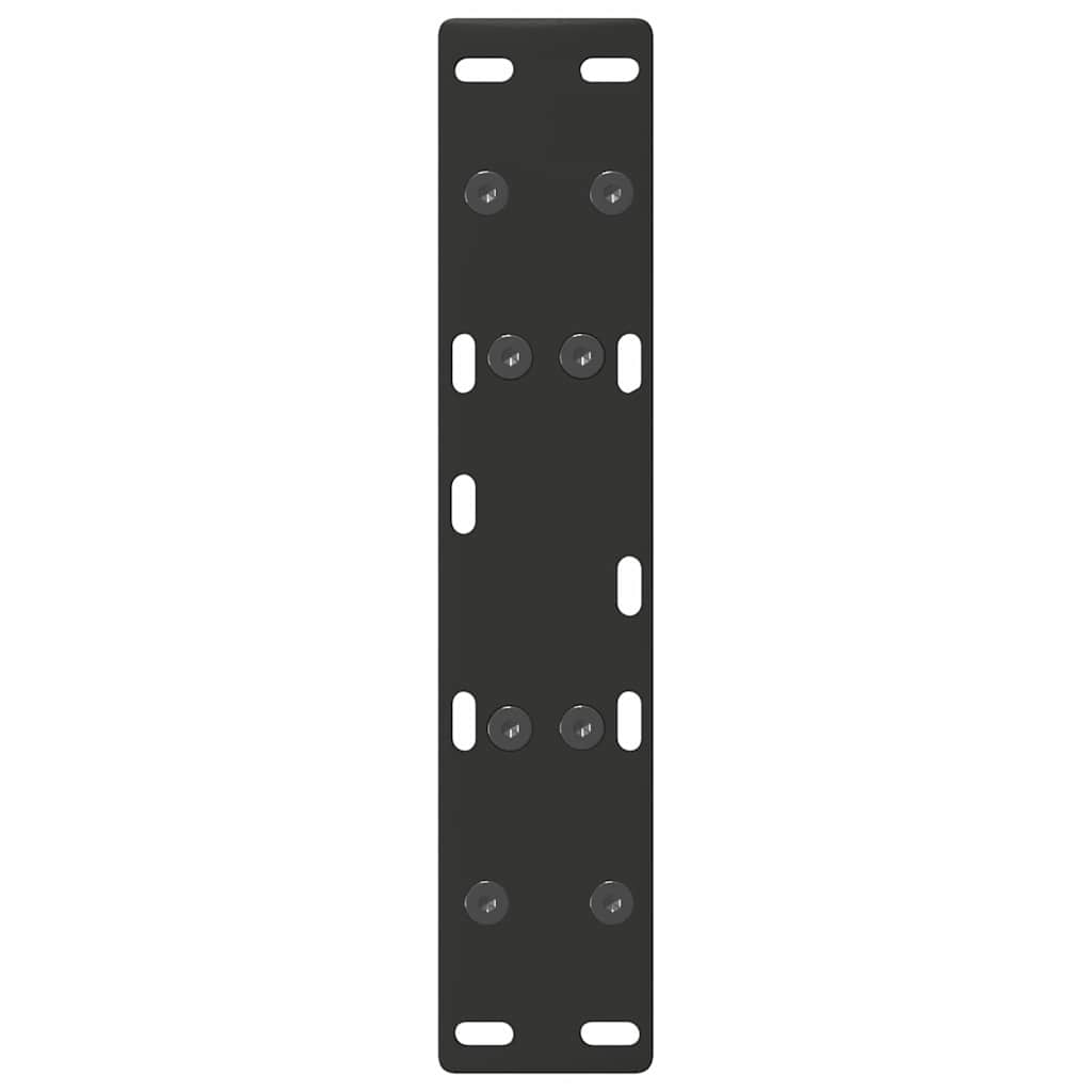 Coffee Table Legs A-Shaped 2 pcs Black 30x(30-31) cm Steel