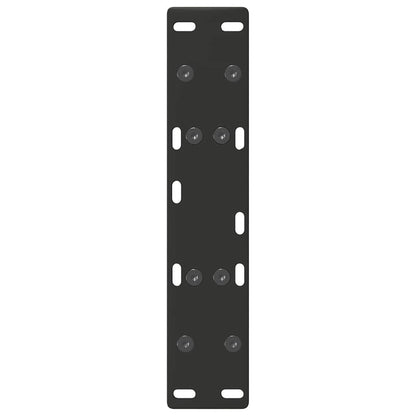 Coffee Table Legs A-Shaped 2 pcs Black 30x(30-31) cm Steel