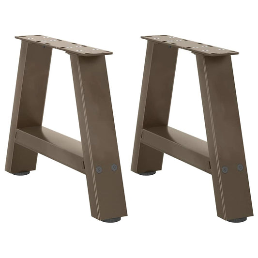 Coffee Table Legs A-Shaped 2 pcs 30x(30-31) cm Steel