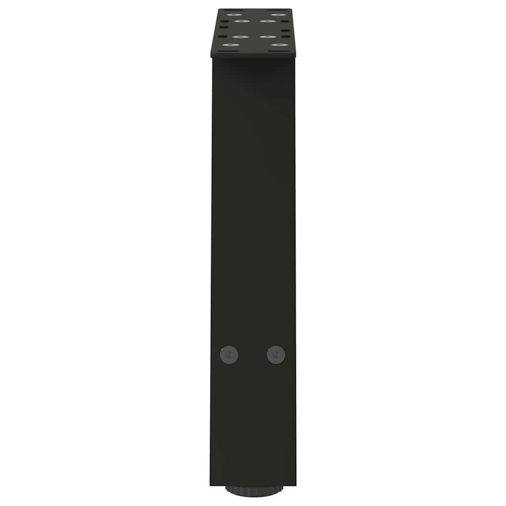 Coffee Table Legs A-Shaped 2 pcs Black 50x(30-31) cm Steel