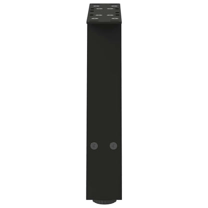 Coffee Table Legs A-Shaped 2 pcs Black 50x(30-31) cm Steel