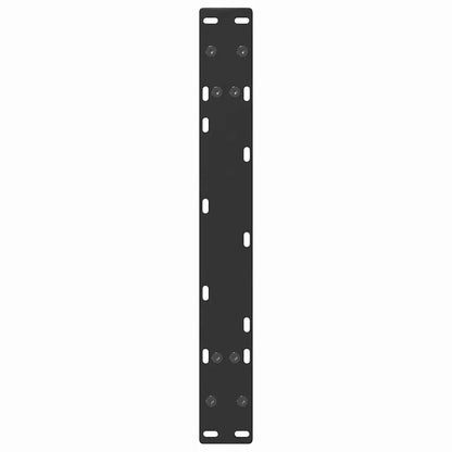 Coffee Table Legs A-Shaped 2 pcs Black 60x(30-31) cm Steel