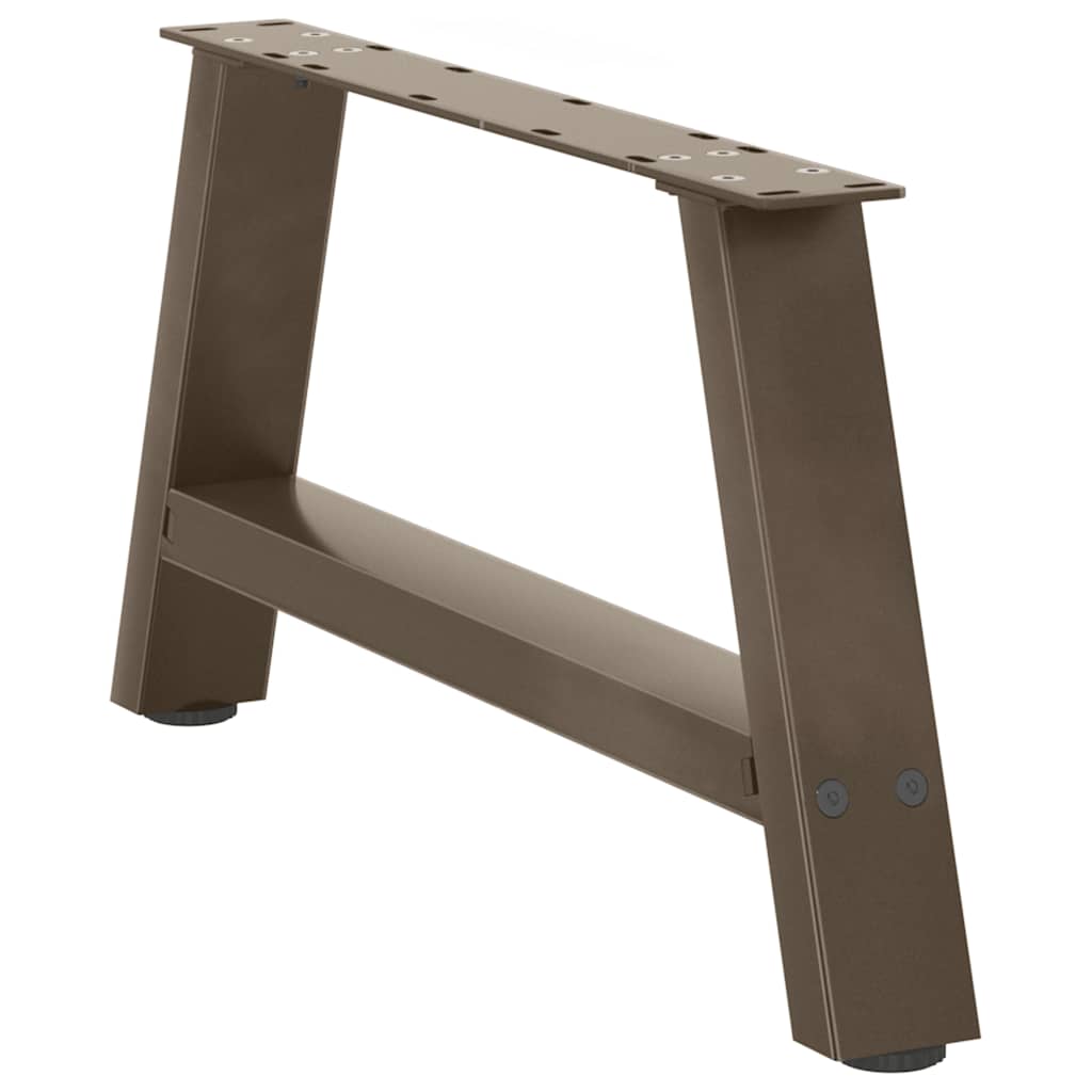 Coffee Table Legs A-Shaped 2 pcs 60x(30-31) cm Steel
