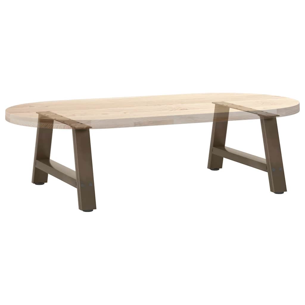 Coffee Table Legs A-Shaped 2 pcs 60x(30-31) cm Steel