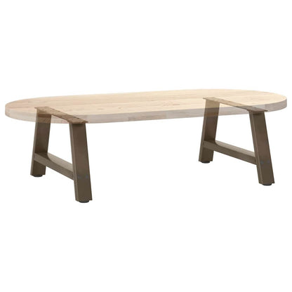 Coffee Table Legs A-Shaped 2 pcs 60x(30-31) cm Steel