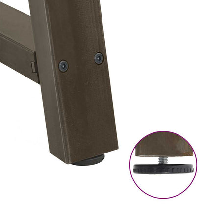 Coffee Table Legs A-Shaped 2 pcs 60x(30-31) cm Steel