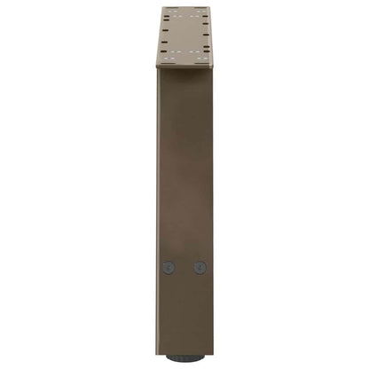 Coffee Table Legs A-Shaped 2 pcs 70x(30-31) cm Steel