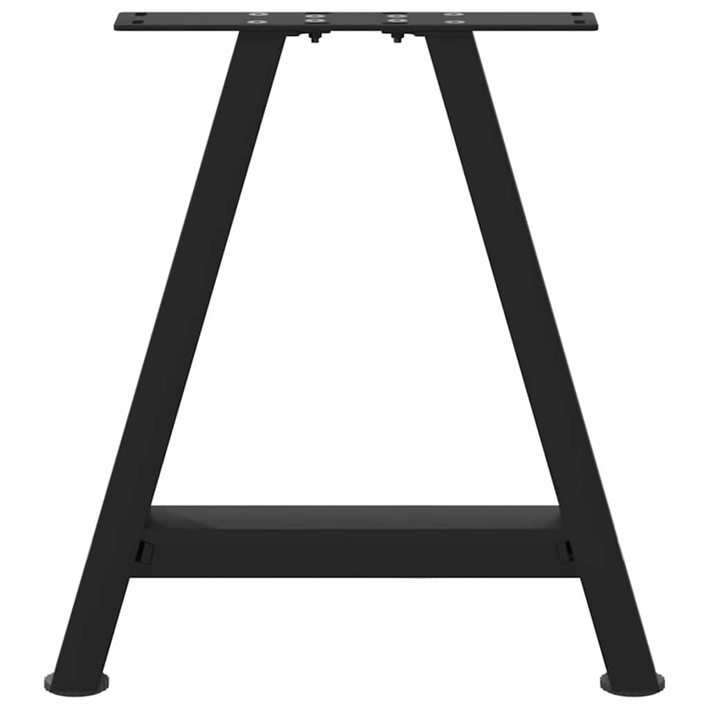 Coffee Table Legs A-Shaped 2 pcs Black 38x(42-43) cm Steel