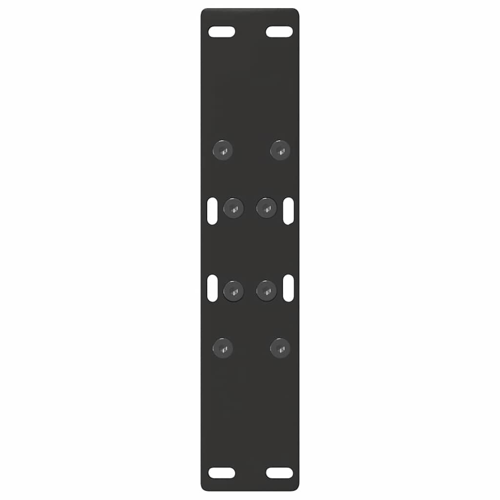 Coffee Table Legs A-Shaped 2 pcs Black 38x(42-43) cm Steel