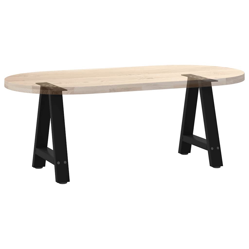 Coffee Table Legs A-Shaped 2 pcs Black 38x(42-43) cm Steel