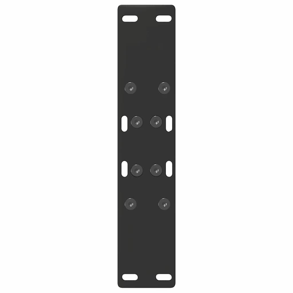 Coffee Table Legs A-Shaped 2 pcs Black 50x(42-43) cm Steel