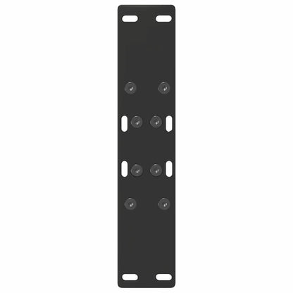 Coffee Table Legs A-Shaped 2 pcs Black 50x(42-43) cm Steel