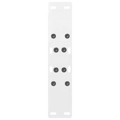 Coffee Table Legs A-Shaped 2 pcs White 50x(42-43) cm Steel