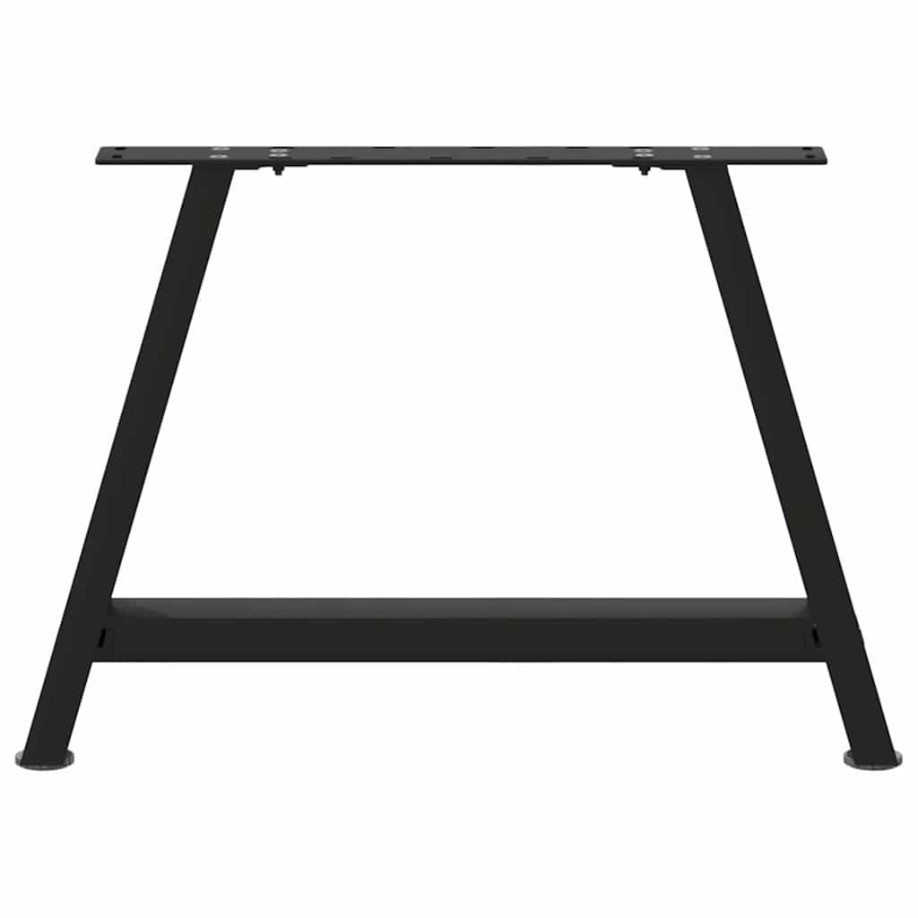 Coffee Table Legs A-Shaped 2 pcs Black 60x(42-43) cm Steel
