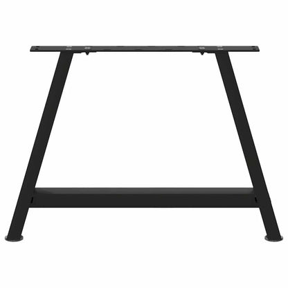Coffee Table Legs A-Shaped 2 pcs Black 60x(42-43) cm Steel