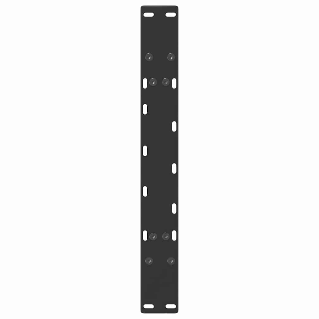 Coffee Table Legs A-Shaped 2 pcs Black 60x(42-43) cm Steel