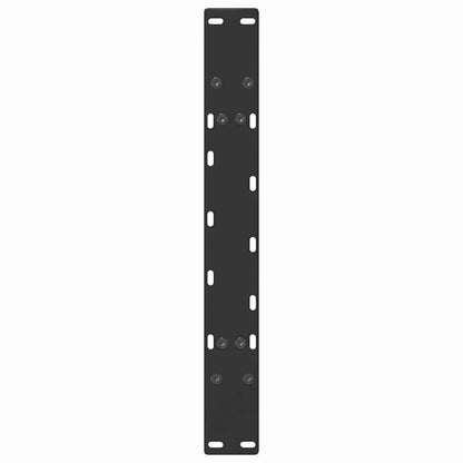 Coffee Table Legs A-Shaped 2 pcs Black 60x(42-43) cm Steel