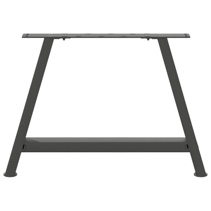 Coffee Table Legs A-Shaped 2 pcs Anthracite 60x(42-43) cm Steel