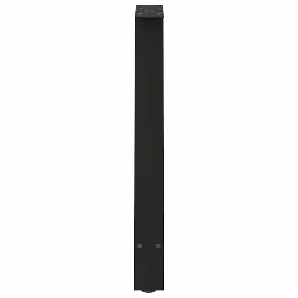 Dining Table Legs A-Shaped 2 pcs Black 50x(72-73) cm Steel