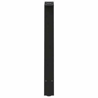 Dining Table Legs A-Shaped 2 pcs Black 50x(72-73) cm Steel