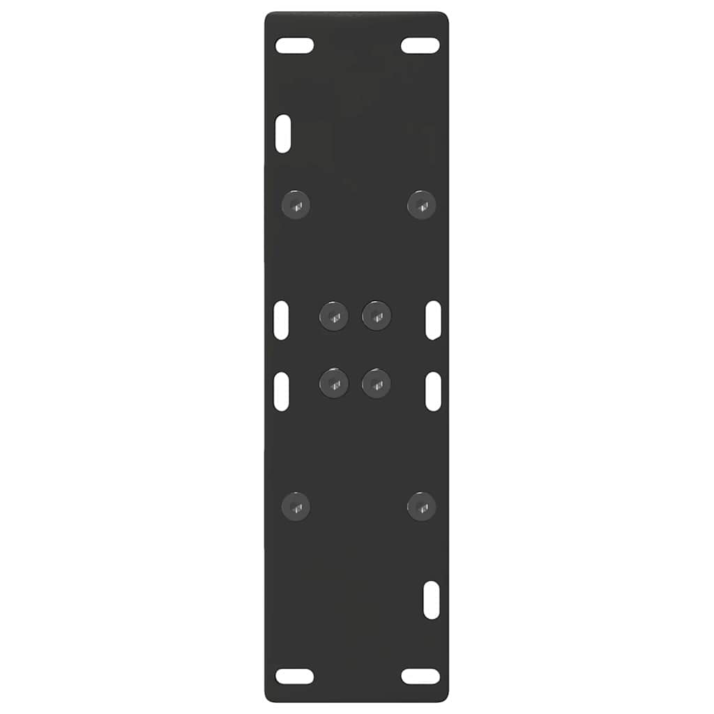 Dining Table Legs A-Shaped 2 pcs Black 50x(72-73) cm Steel