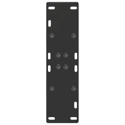 Dining Table Legs A-Shaped 2 pcs Black 50x(72-73) cm Steel