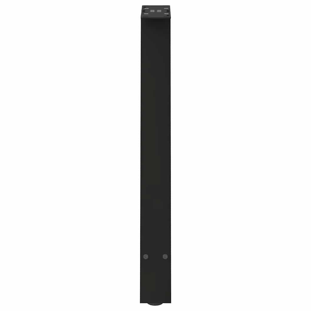 Dining Table Legs A-Shaped 2 pcs Black 60x(72-73) cm Steel