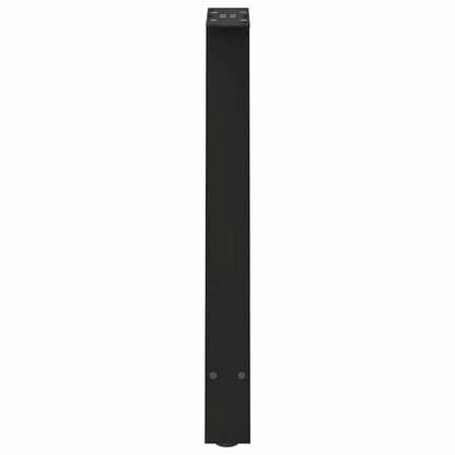 Dining Table Legs A-Shaped 2 pcs Black 60x(72-73) cm Steel