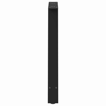 Dining Table Legs A-Shaped 2 pcs Black 70x(72-73) cm Steel