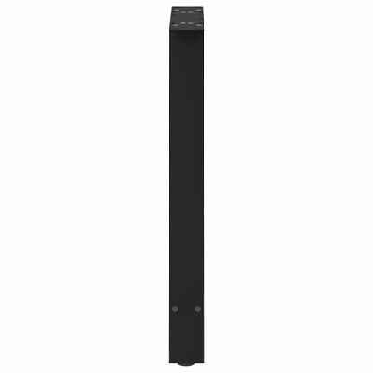 Dining Table Legs A-Shaped 2 pcs Black 80x(72-73) cm Steel