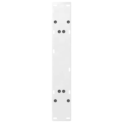 Dining Table Legs A-Shaped 2 pcs White 80x(72-73) cm Steel