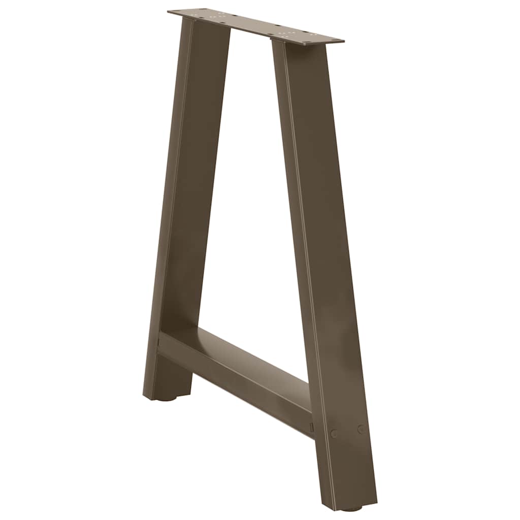 Dining Table Legs A-Shaped 2 pcs 80x(72-73) cm Steel