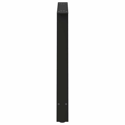 Dining Table Legs A-Shaped 2 pcs Black 90x(72-73) cm Steel
