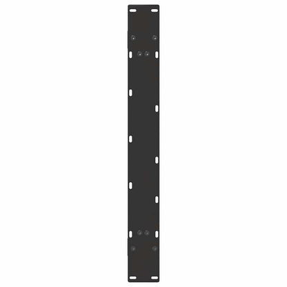 Dining Table Legs A-Shaped 2 pcs Black 90x(72-73) cm Steel
