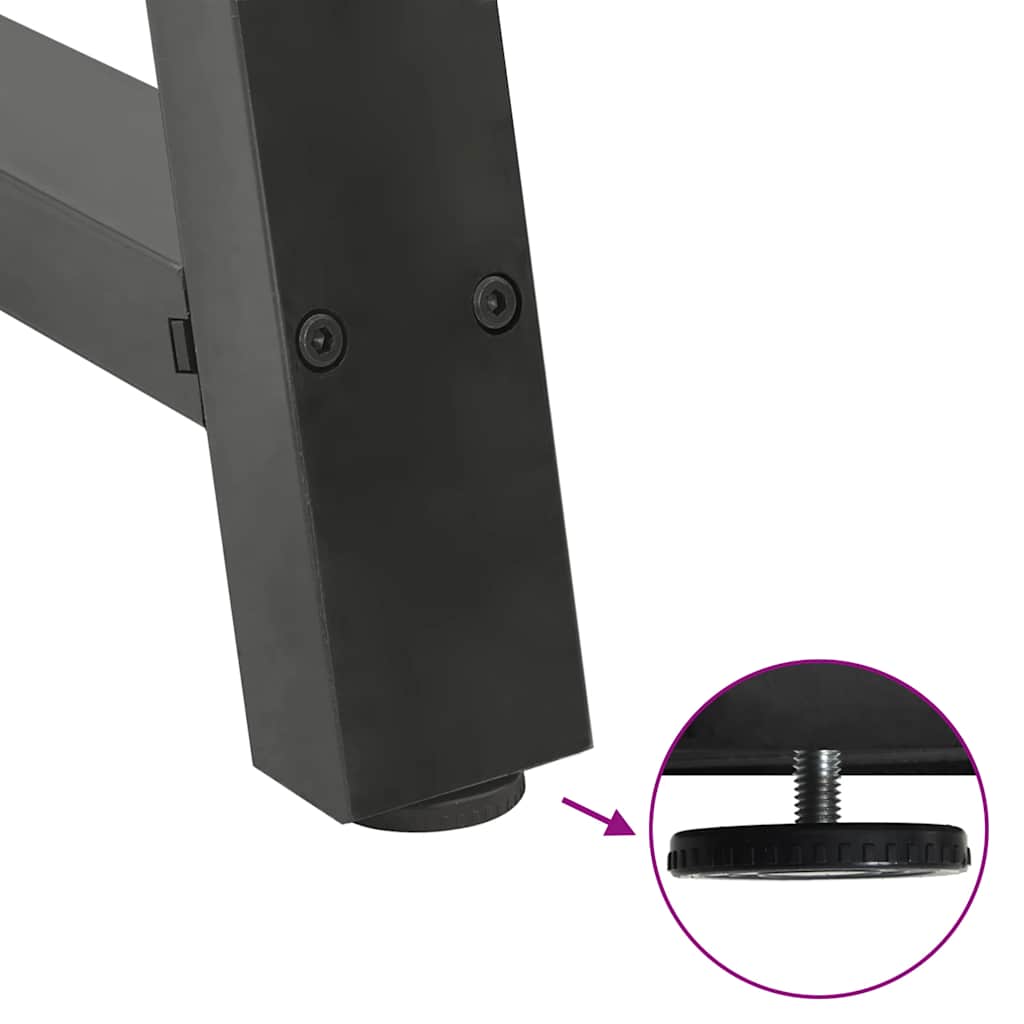 Dining Table Legs A-Shaped 2 pcs Anthracite 90x(72-73) cm Steel