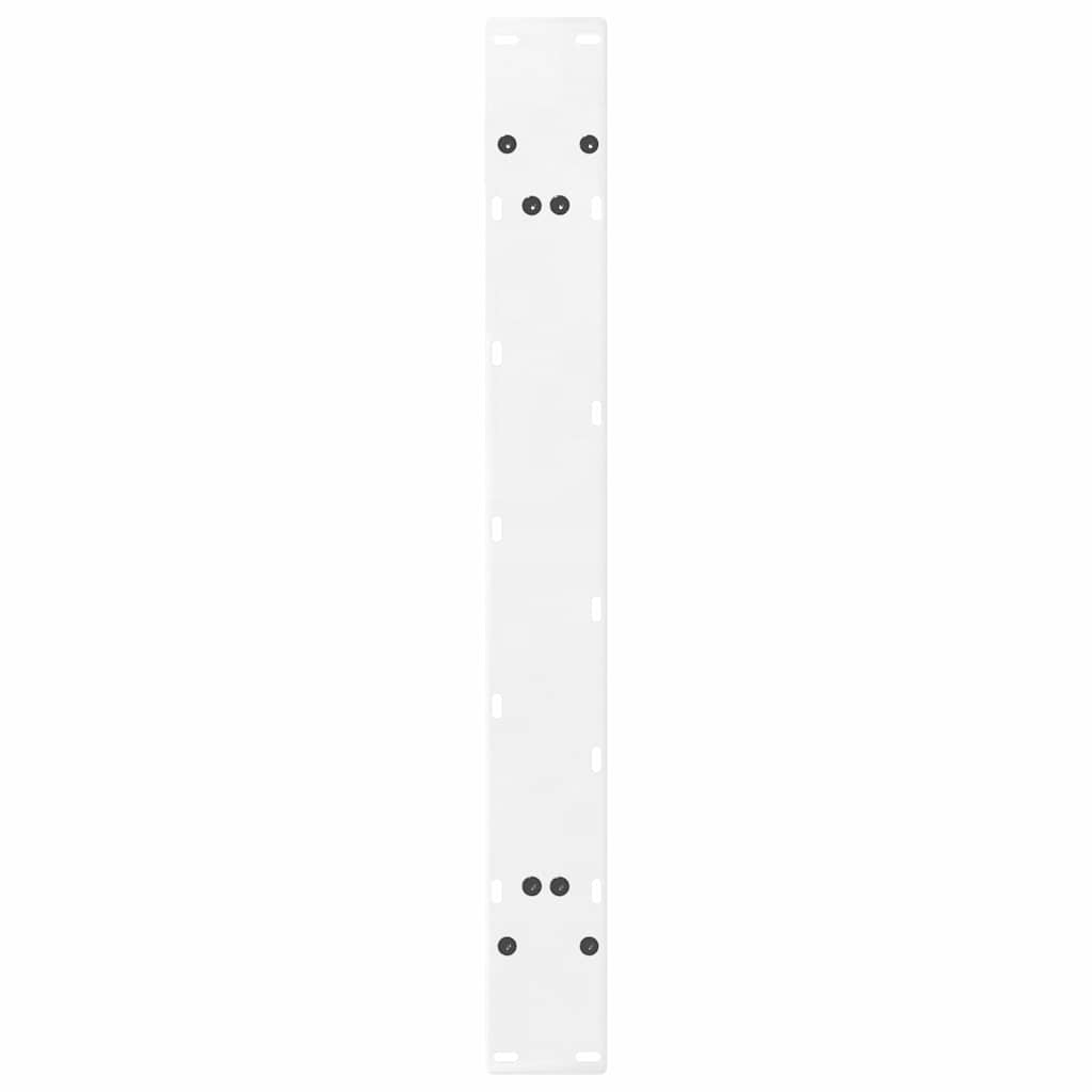 Dining Table Legs A-Shaped 2 pcs White 100x(72-73) cm Steel