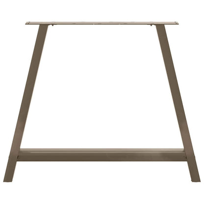 Dining Table Legs A-Shaped 2 pcs 100x(72-73) cm Steel