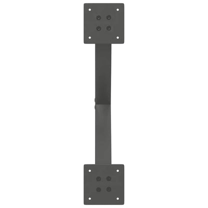 Coffee Table Legs X-Shaped 2 pcs Anthracite 50x(30-31) cm Steel