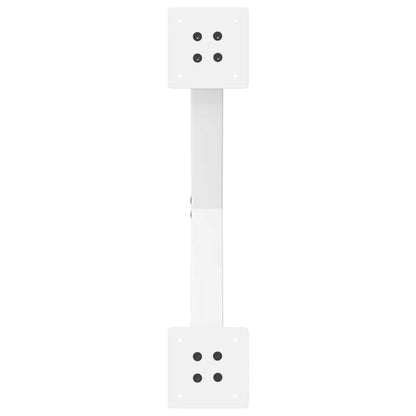 Coffee Table Legs X-Shaped 2 pcs White 60x(30-31) cm Steel