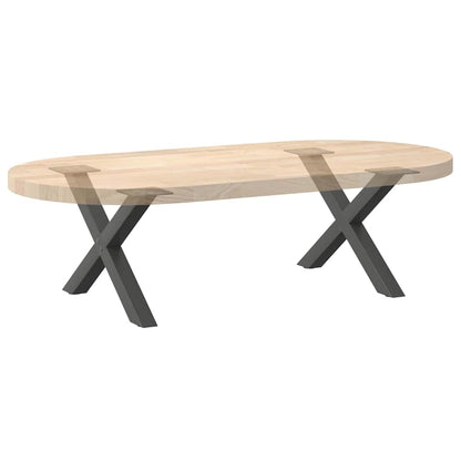 Coffee Table Legs X-Shaped 2 pcs Anthracite 60x(30-31) cm Steel