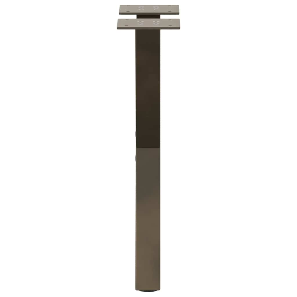 Coffee Table Legs X-Shaped 2 pcs Natural Steel 28x(42-43) cm Steel