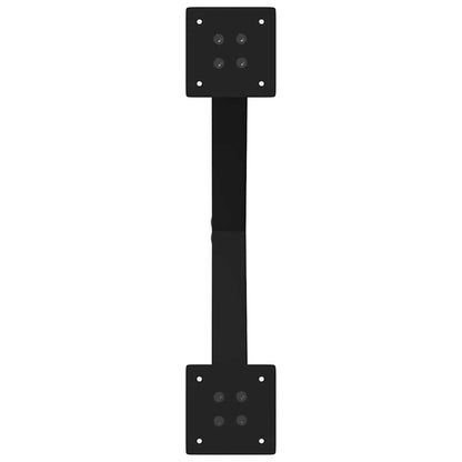 Coffee Table Legs X-Shaped 2 pcs Black 60x(42-43) cm Steel