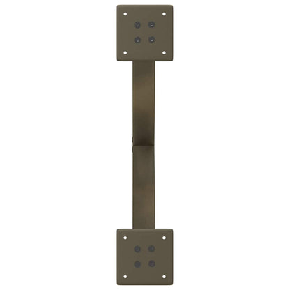 Coffee Table Legs X-Shaped 2 pcs Natural Steel 60x(42-43) cm Steel