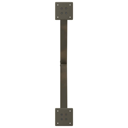Coffee Table Legs X-Shaped 2 pcs Natural Steel 70x(42-43) cm Steel