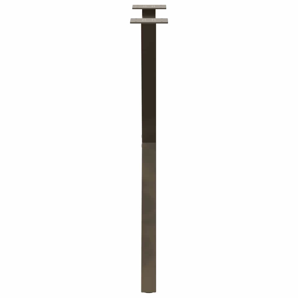 Dining Table Legs X-Shaped 2 pcs Natural Steel 50x(72-73) cm Steel