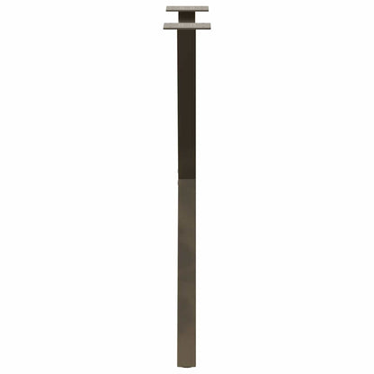 Dining Table Legs X-Shaped 2 pcs Natural Steel 50x(72-73) cm Steel