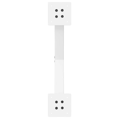 Dining Table Legs X-Shaped 2 pcs White 57x(72-73) cm Steel